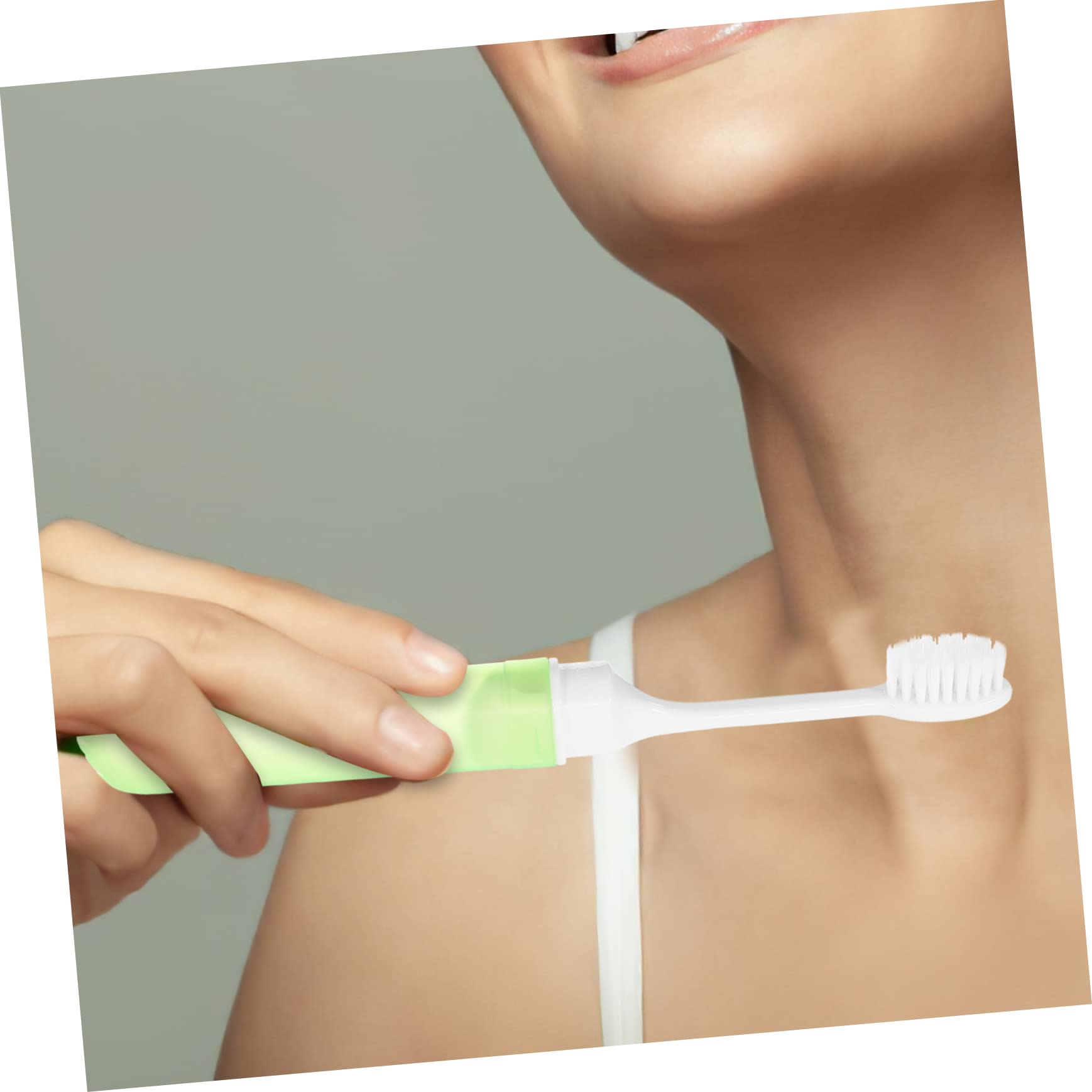 Healvian 30piezas Cepillos De Dientes Plegables Portátiles Para Viaje Para Camping y Uso Diario Diseño Compacto y Liviano