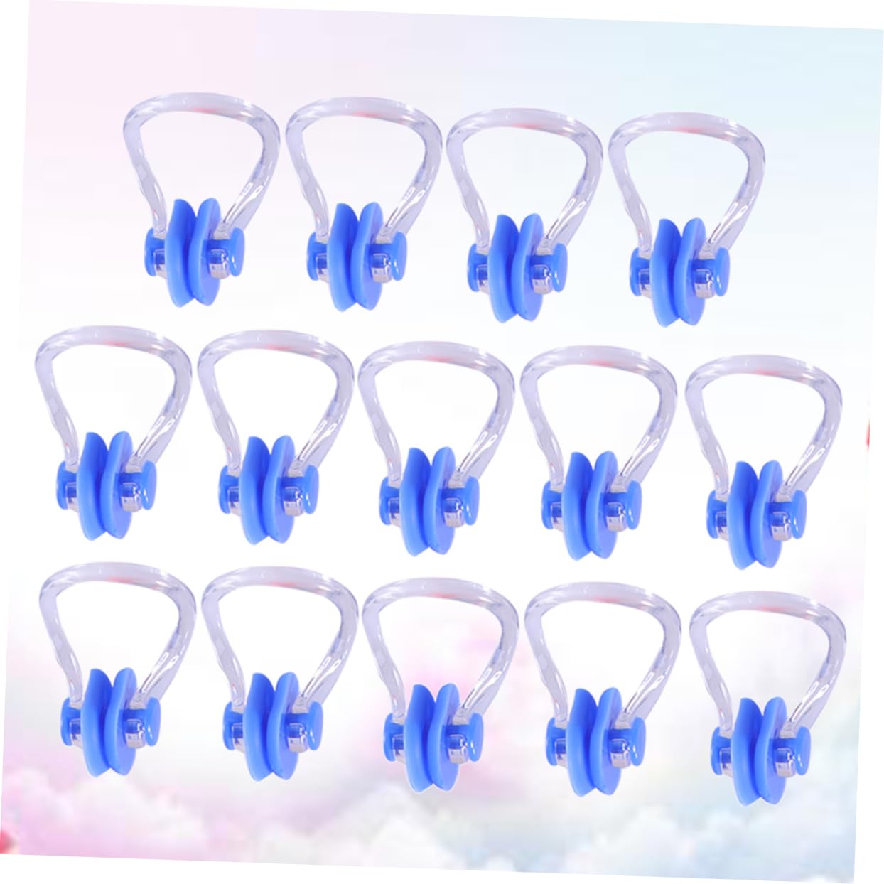 GALPADA 14 Pack Silicone Nose Clips Swimming Nose Protectors Soft Stretchy Reusable Tear-Resistant for Divers Pool Users