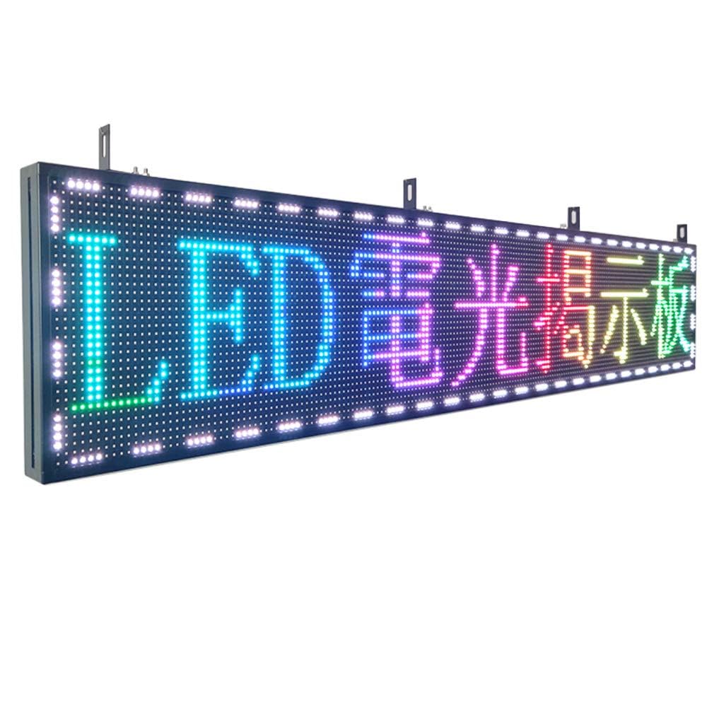 Amazon | カラー 電光掲示板 高輝度 LED看板 196*19cm ポード 流れる
