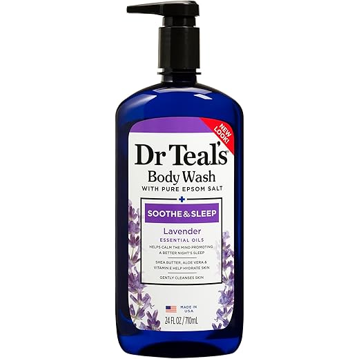 Dr Teals Lavender Epsom Salt Body Wash - Calming 24oz