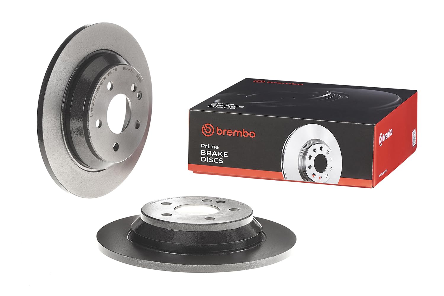 2x Brake Discs Pair Solid fits MERCEDES V170CDI W447 1.7D Rear 2020 on OM622.851
