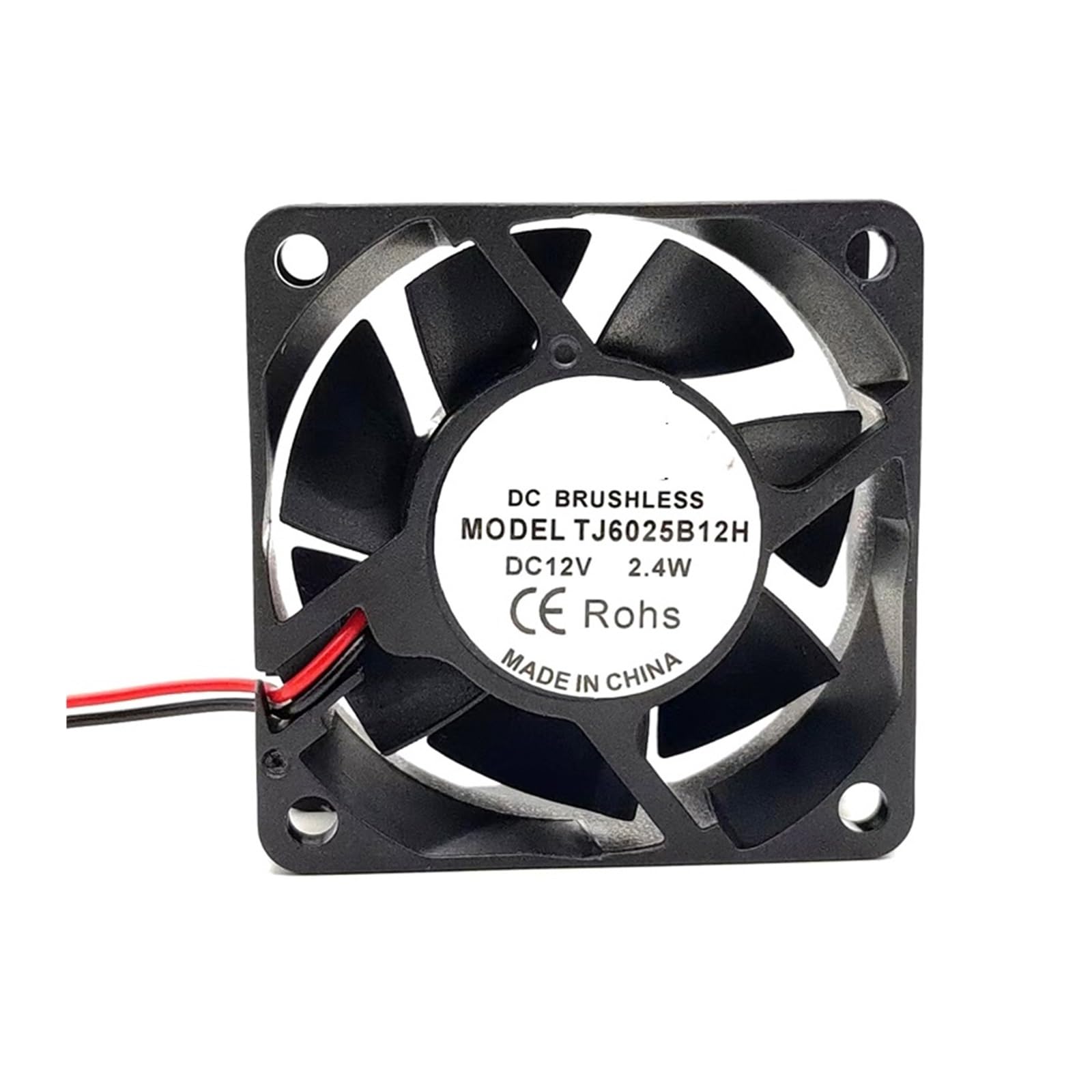 OKEWGHFL TJ6025B12H 12V 2.4W 6025 60 * 60 * 25 mm COOLING FAN