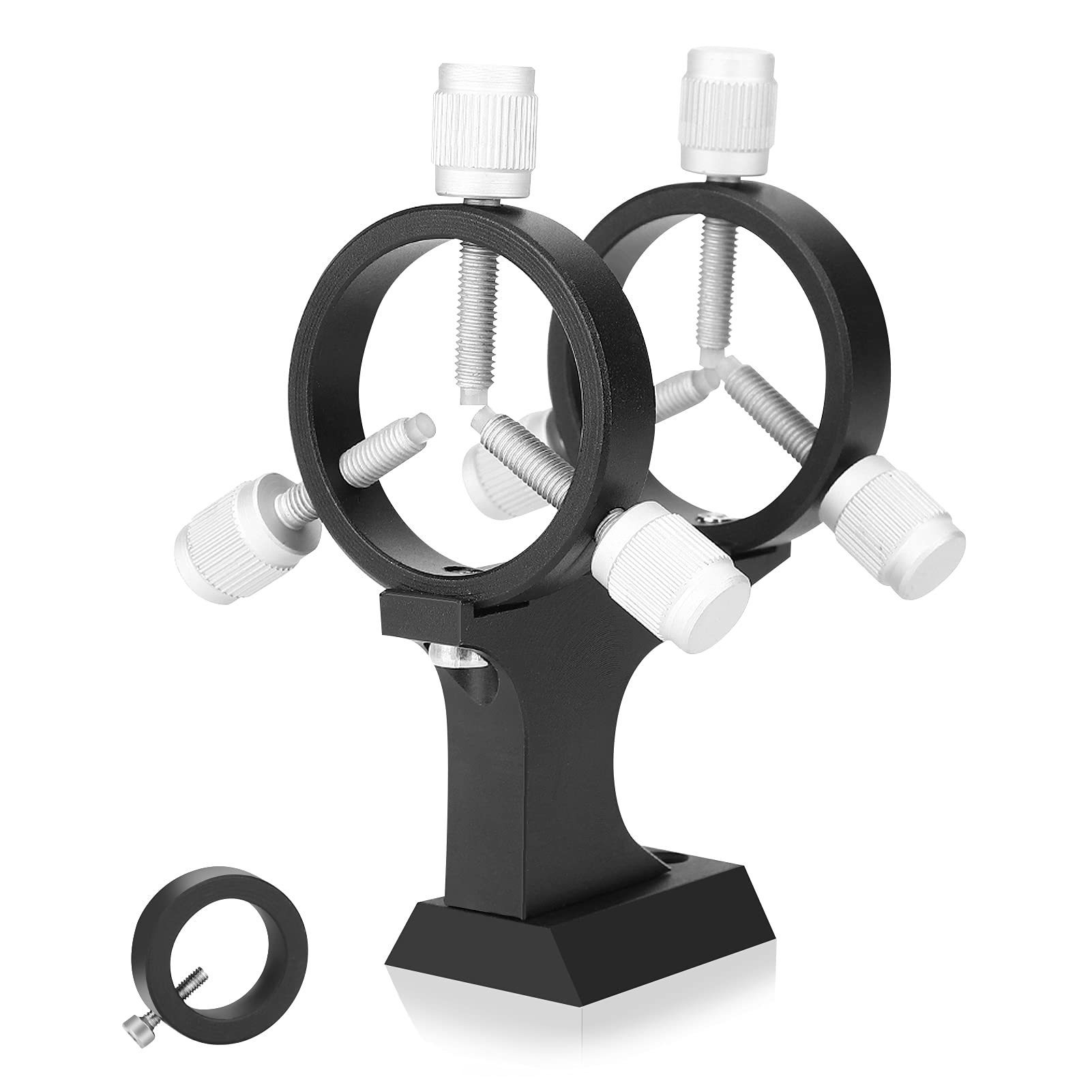 Puntatore A Stella Per Telescopi - Cercatore A Luce Rossa Regolabile, Con 4 Staffe Di Montaggio Universali - Foto 8