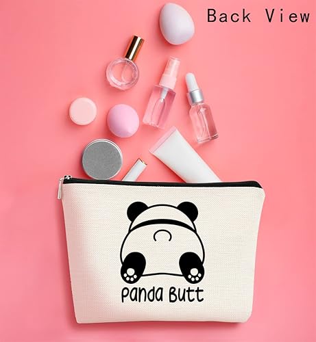 Miniatura 4 de Bonita bolsa de maquillaje con diseño de panda para bebé, diseño de panda, divertida bolsa de cosméticos de panda de dibujos animados, la mejor idea