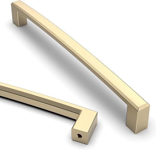 Miniatura 1 de Asidrama Paquete de 10 manijas de gabinete de cocina color negro mate de 6.3 pulgadas (6.299 in), tiradores de gabinete, accesorios de gabinete de