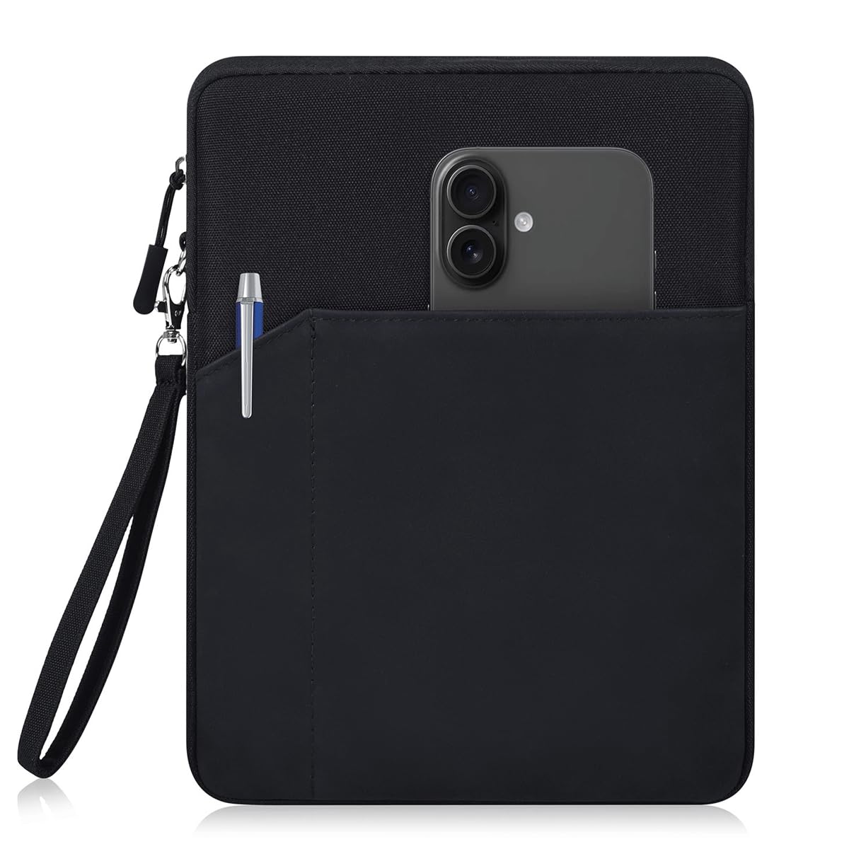 CAAORDKSO 9-11 Inch Tablet Sleeve Bag for 11 inch iPad A16 / 11 inch iPad Pro M4 / 11” iPad Air M2 M3 / 10.2 10.5 10.9" iPad, Air 5/4/3, Tab S8/S9/A9+ 11", Amazon Fire Max 11/ Fire HD 10 tablet, Black