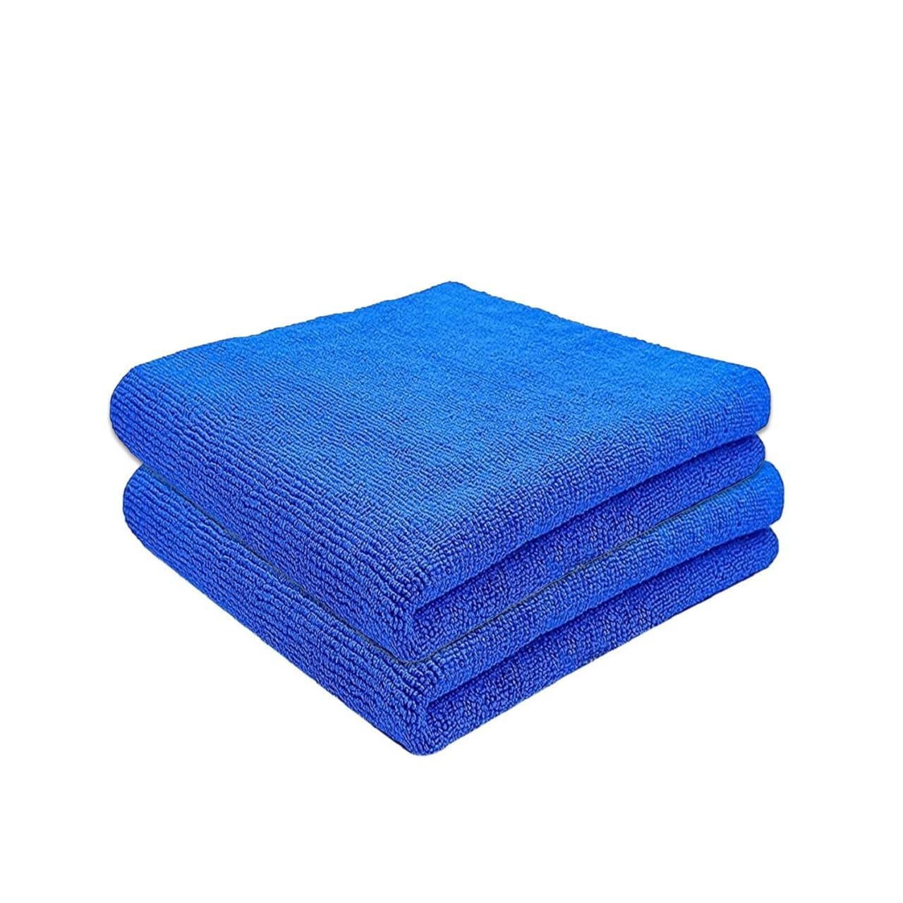 FIXSMITH Microfiber Cleaning Cloths, 40x40cm, Reusable, All Purpose Cleaning Towels for Housekeeping, Kitchen, Car, Lint Free and Reusable Microfiber Towels Blue Pack of 2 (600GSM)-image-3