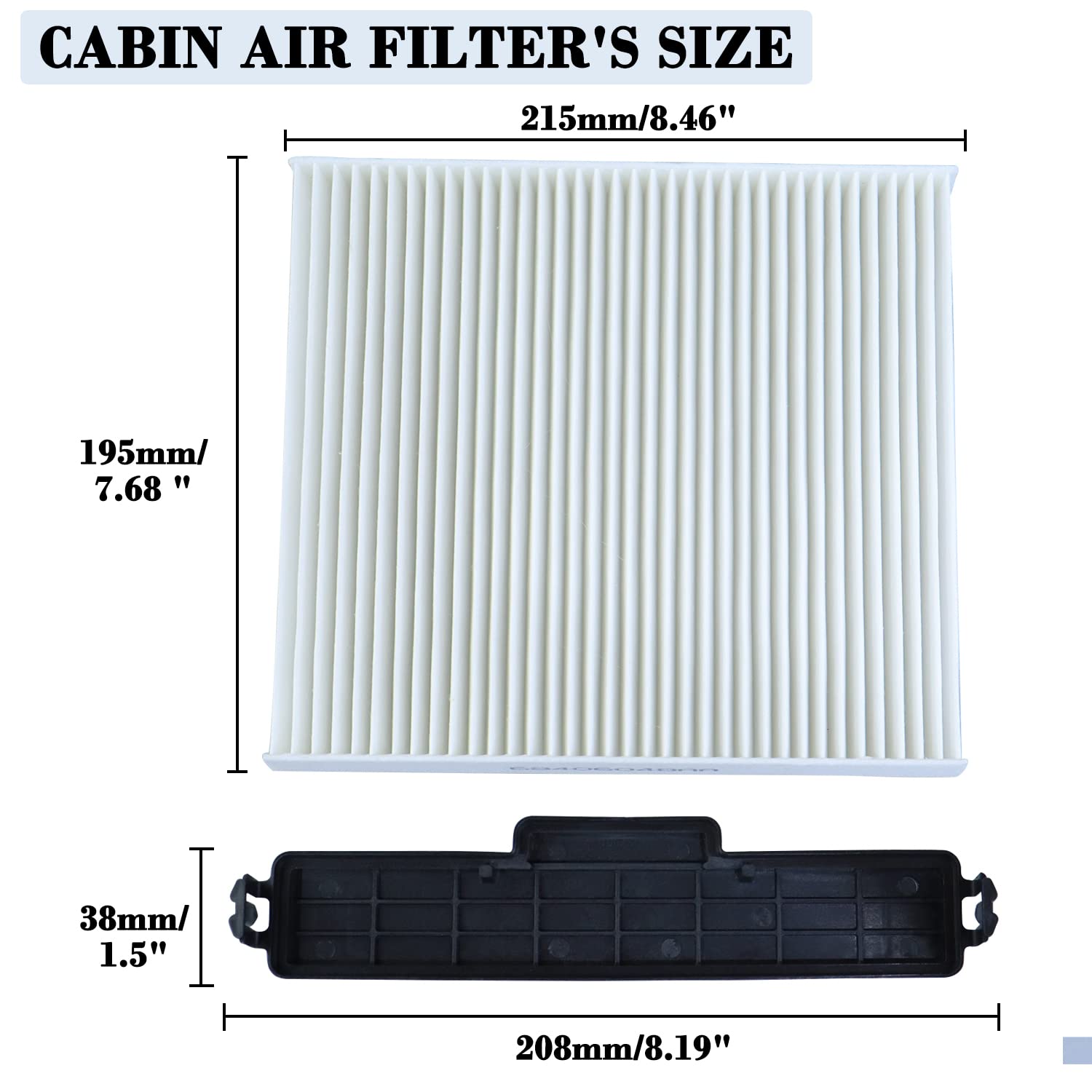 2x Cabin Air Filter For Ram 1500-5500 2016-2023 – Activated Carbon, Replaces 68318365AA