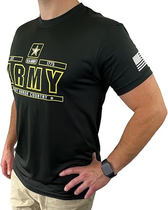 Army Performance Pro Black T-Shirt