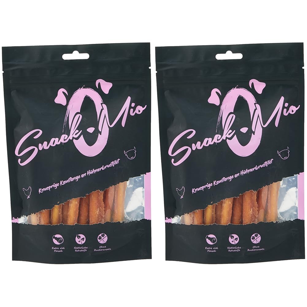 SnackOrio Premium Masticar en Filete de Pechuga de Pollo, 200 g, 1 Pack (1 x 0.2 Kilogramos) (Paquete de 2)