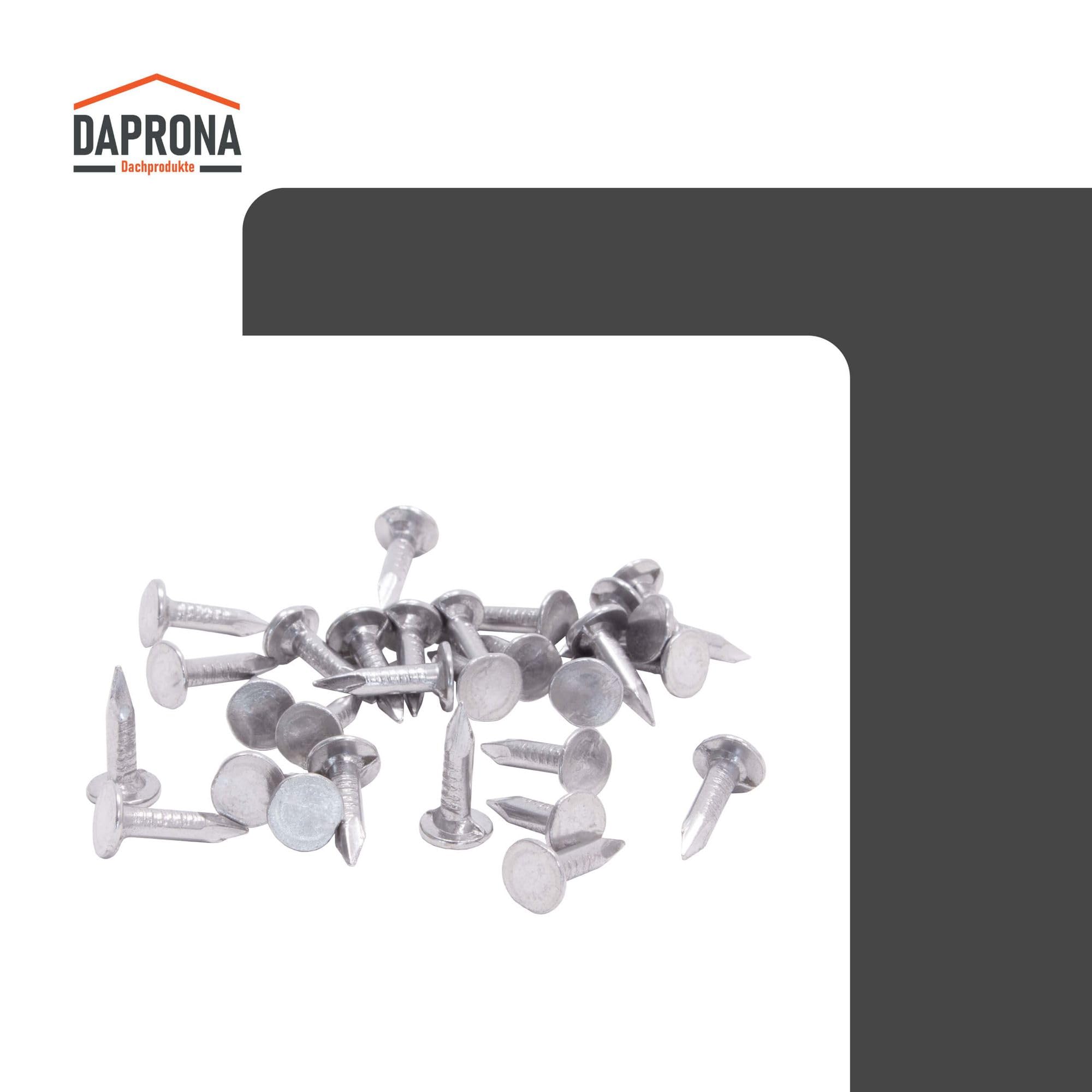 Clavos para cartón asfáltico 15mm Plata
