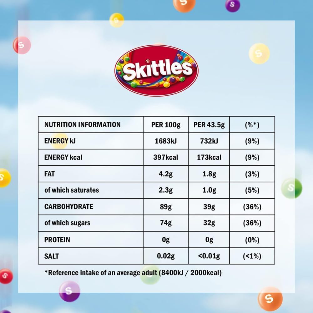 Skittles Fruit Sweets Pouch 136g (15 pieces of 136g)