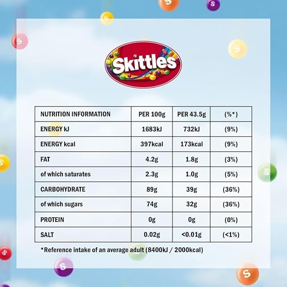 Skittles Fruit Sweets Pouch 136g (15 pieces of 136g)
