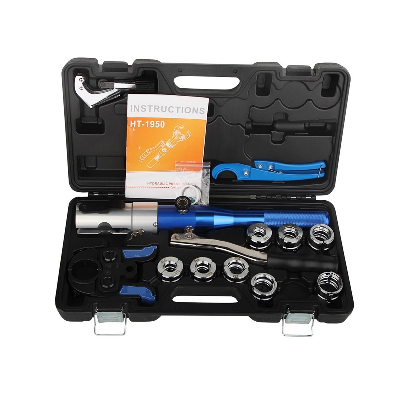 Bnvewr One Color Hydraulic Crimping Tool, Hydraulic Pex Pipe Crimping Tool Press Plumbing, Suitable For Stainless Steel And Copper Pipes, Tight Spaces
