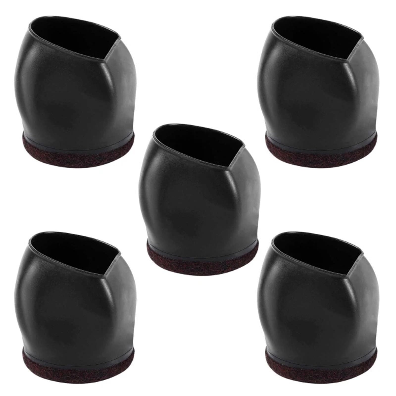 15pcs Felt Chair Caster Cups Furniture Stoppers for Office Computer Chair Rolling Stool Couch