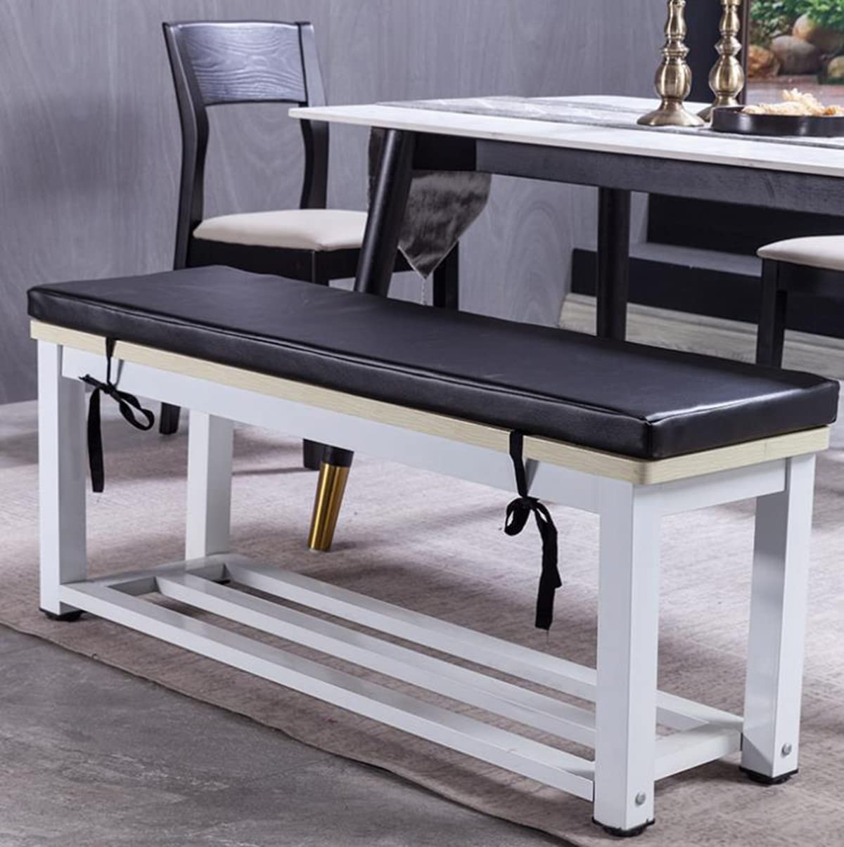 Coussin De Banc Touffeté Imperméable Pour Intérieur/extérieur