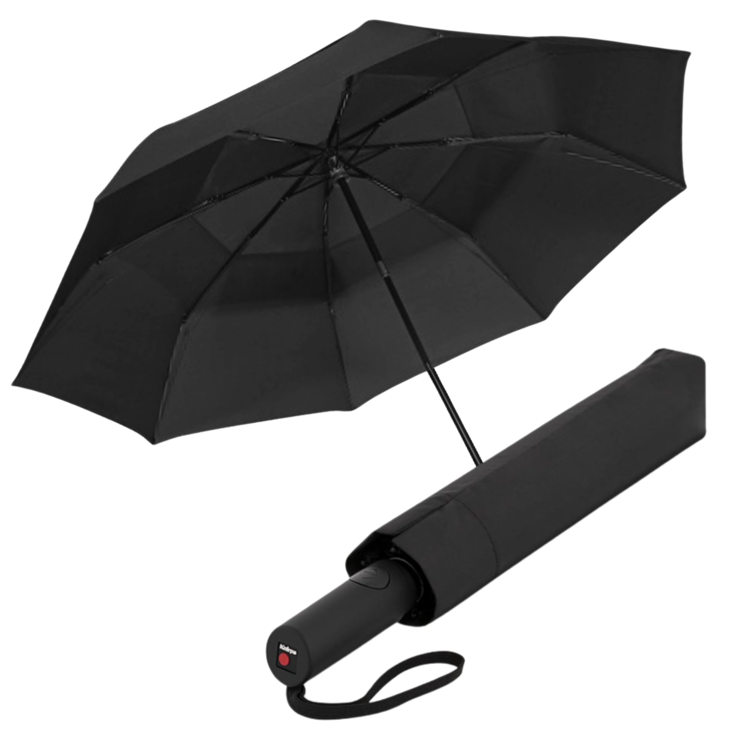 Knirps A.405 XXL Duomatic - Paraguas de lluvia con ventilación y cierre automático, paraguas compacto resistente al viento, viajes para adultos