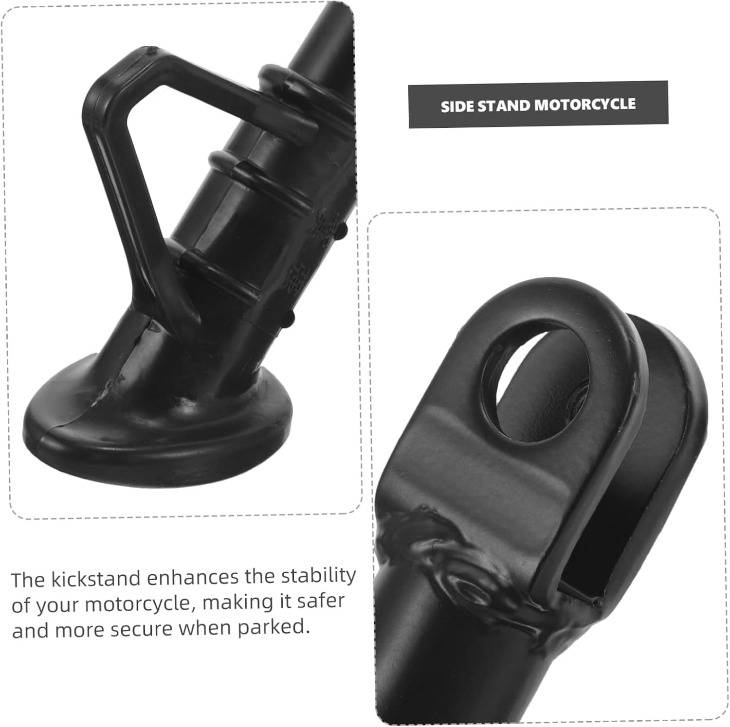 Motorcycle Kickstand Side Support Stand Durable Kickstand for Enhanced for Motorcycles and Scooters Easy Installation Strong Grip for