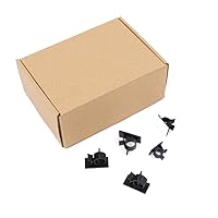 Vista 7 de 100 clips de cable autoadhesivos multiusos ajustables de 3 tamaños, abrazaderas de alambre, organizadores de cables para gestión de cables