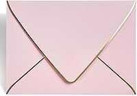 Vista 27 de Paquete de 50, tamaño A7, sobres gruesos de invitación de lujo de 5 x 7 pulgadas, para tarjetas de 5 x 7 pulgadas, autosellado, perfecto para bodas