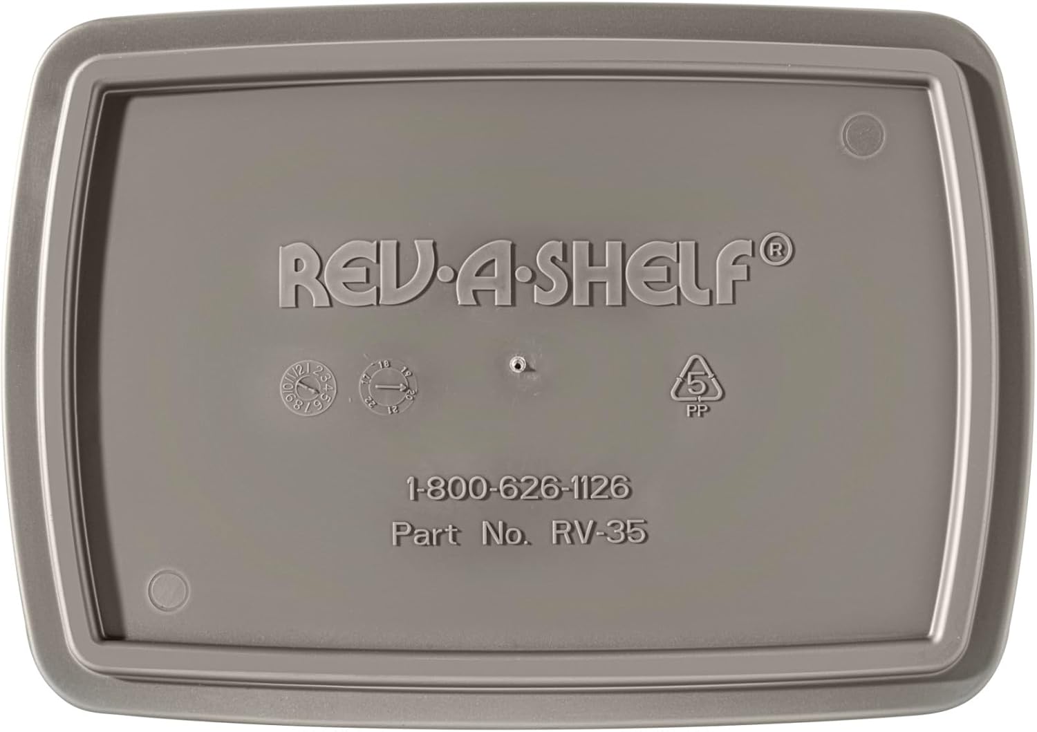 Rev-A-Shelf 35 qt. Champagne Polymer Replacement Waste Container Pullouts