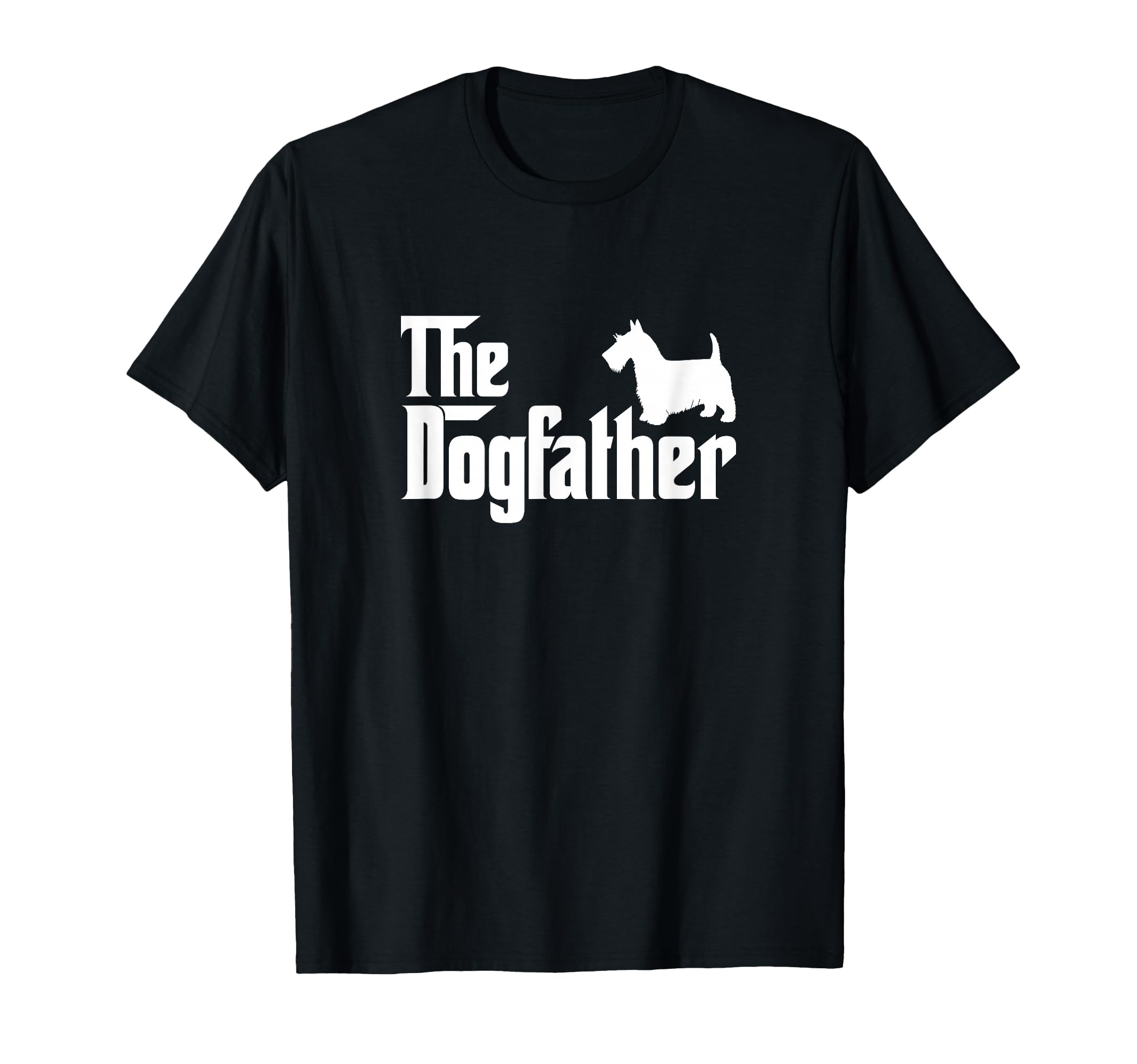 Scottish Terrier The Dogfather Father's Day T-Shirt