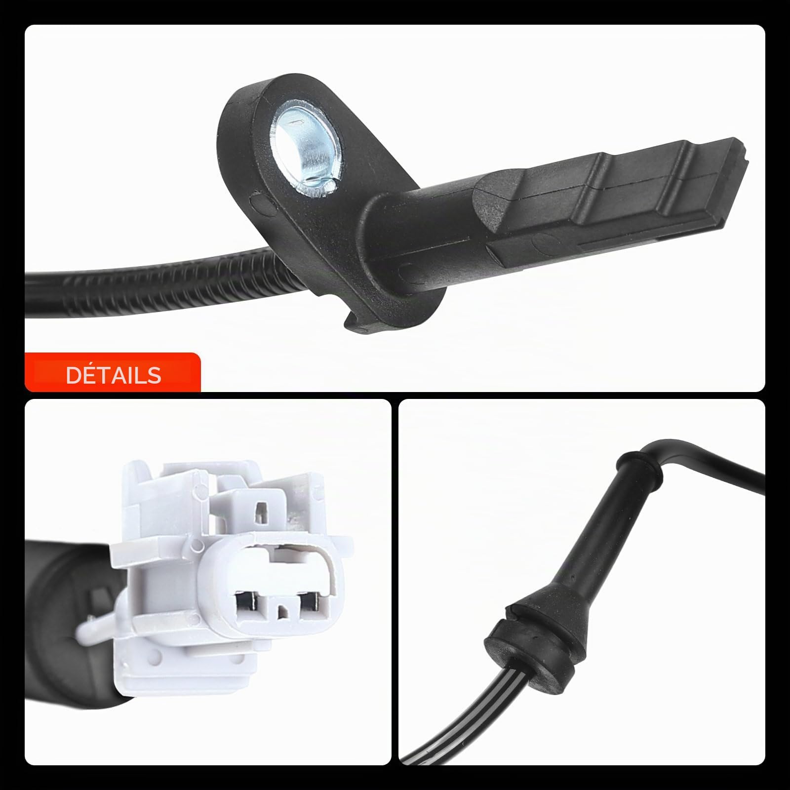 Frankberg Capteur ABS, capteur de vitesse de roue avant 47910JD000 | Compatible avec: JJ10E NJ10