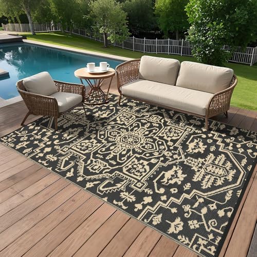 GAOMON 9x18 Outdoor Rug Waterproof for Patio...