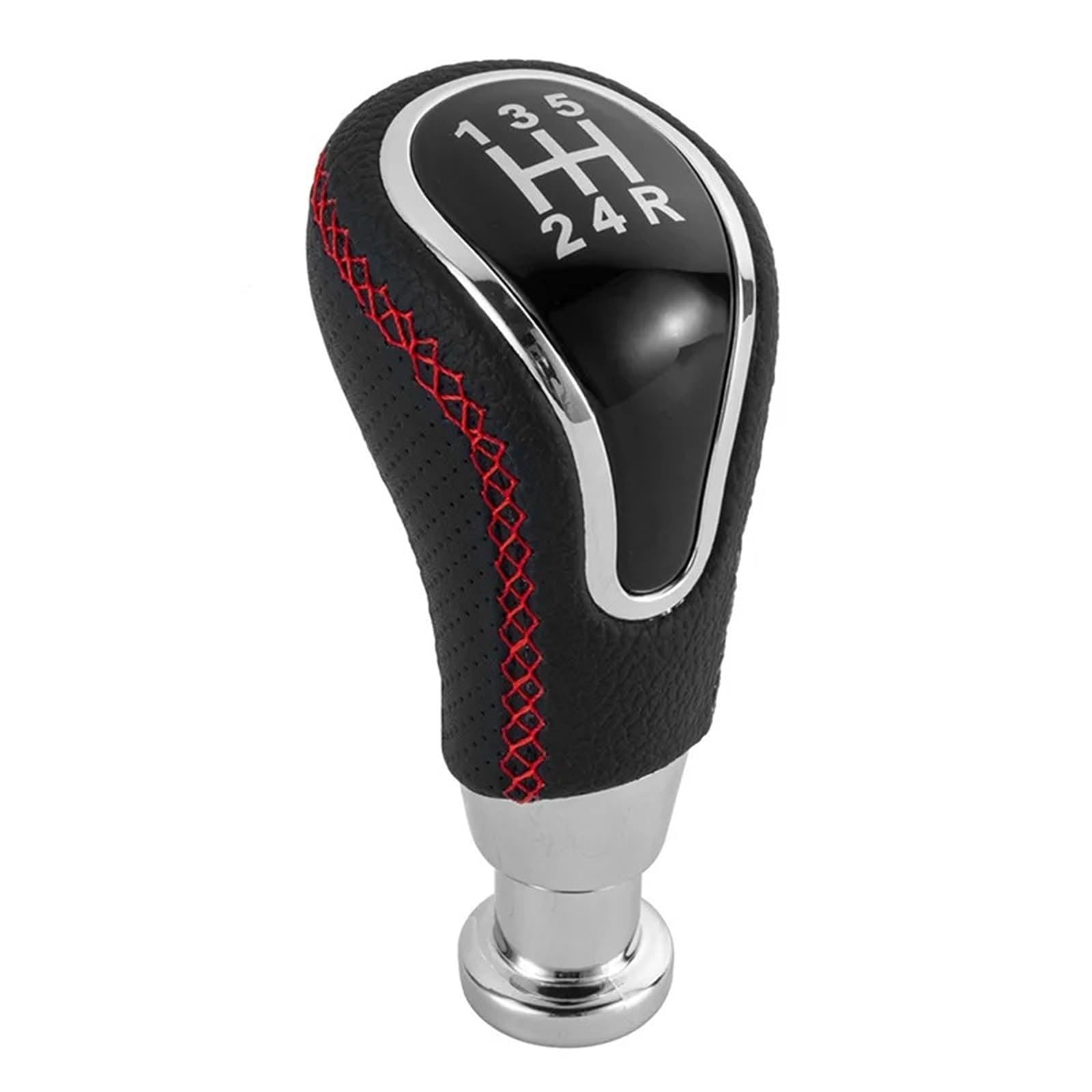 DWTNMEX Gear Shift Knob for Lada Car Leather-Wrapped Shift Handball Gear Head Handle Modification(Red Line)