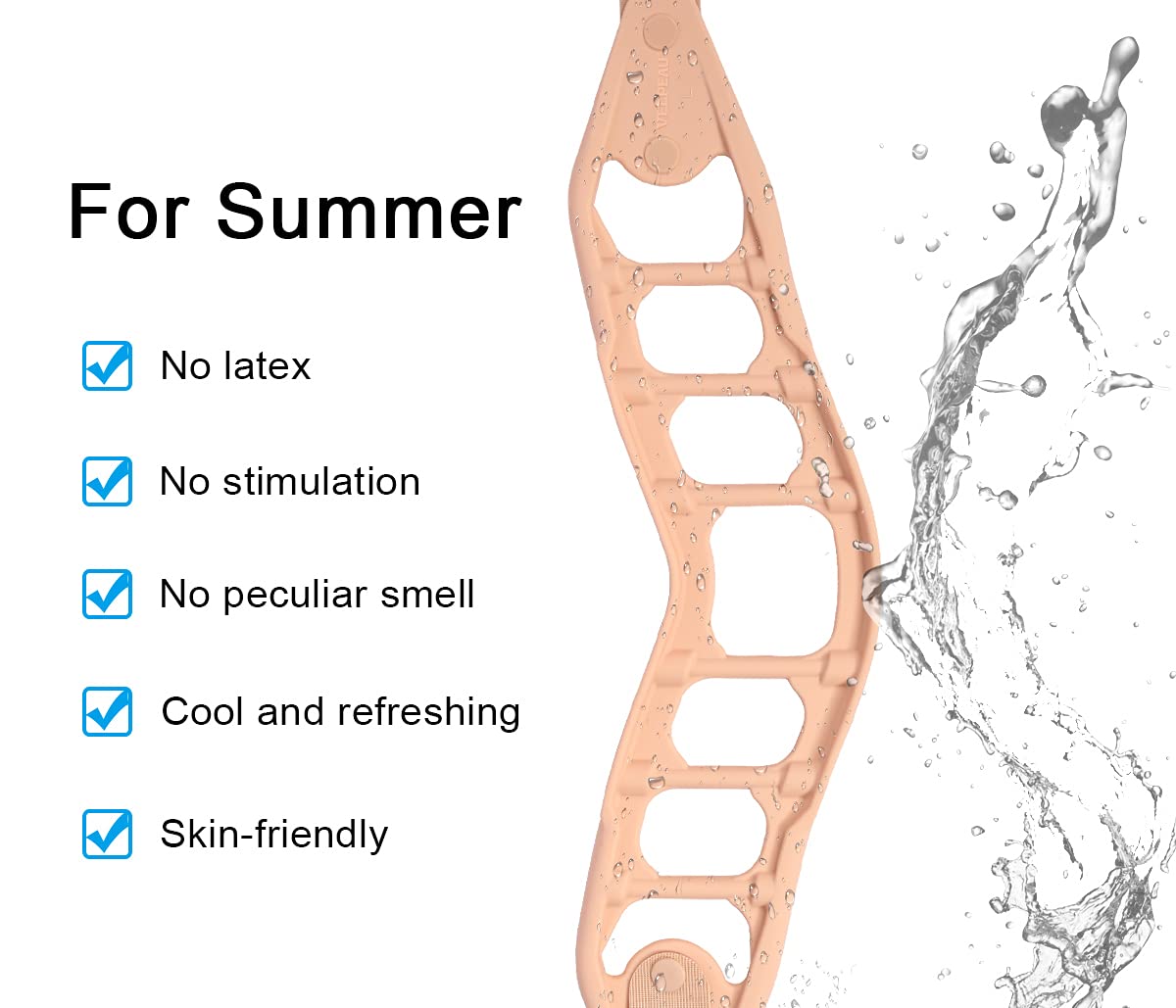 Collarín Cervical para El Dolor De Columna. Collarín De Silicona Suave Y Fresco para El Verano. Soporte Cervical. Se Puede Usar para Bañarse Y Lavarse con Champú.