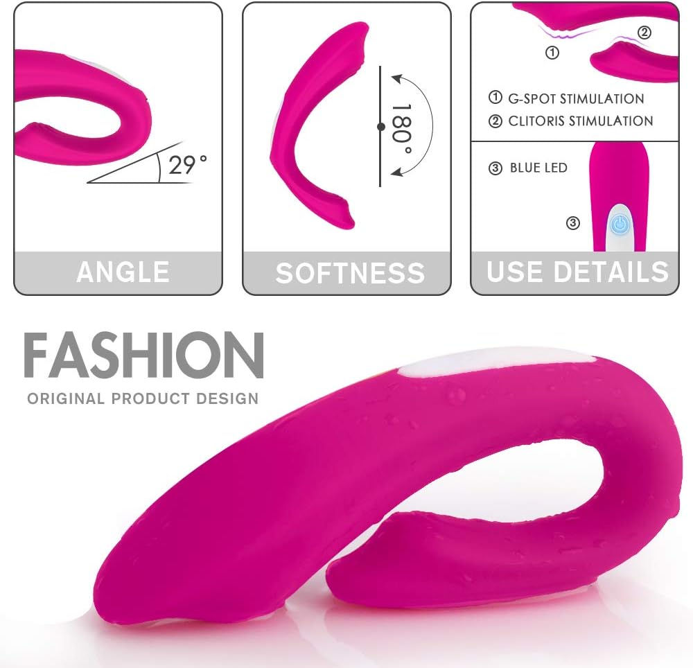 U Shape 9 Vibration Modes G/Spot Wireless Remote Control Vibramtor Clit-oris S-timulator Toy for Couple