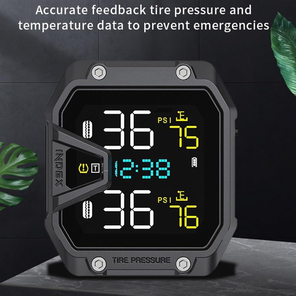Kabelloses Motorrad für TPMS-Alarmsystem, IP65, Echtzeit, kabellos