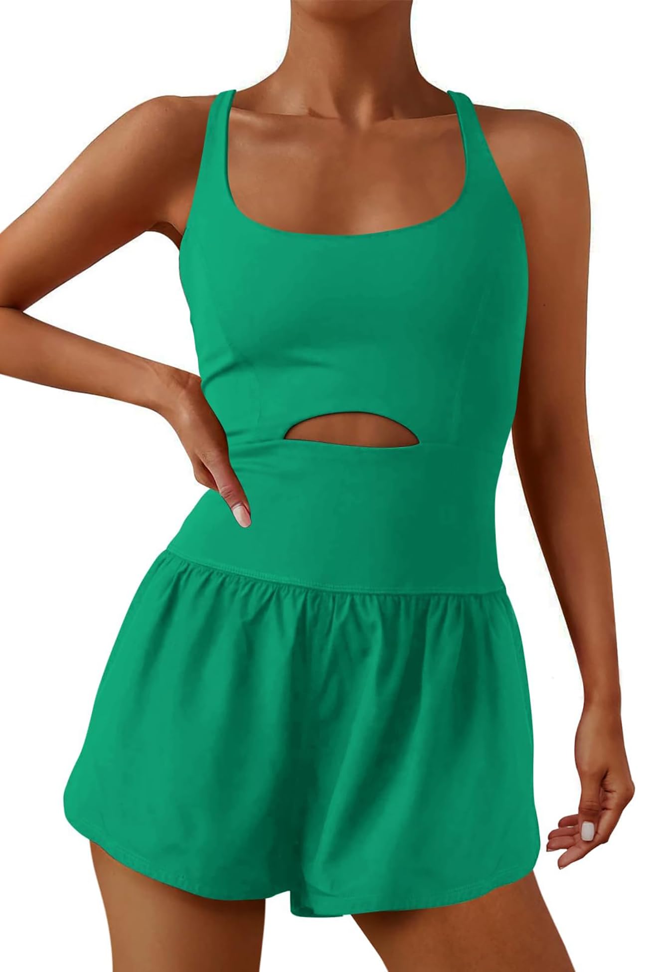 ReachMe Womens Running Onesie Workout Rompers Athletic Romper One Piece Outfits Exercise Jumpsuits Gym Yoga Clothes