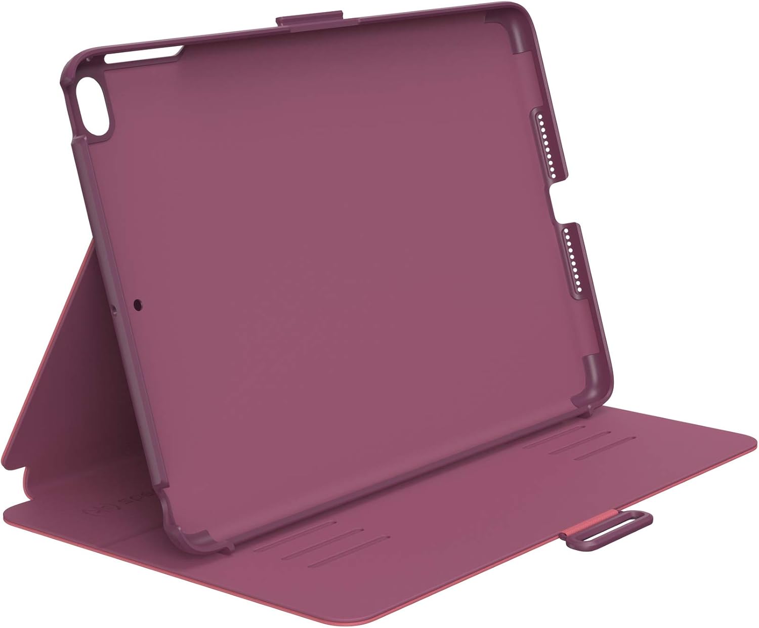 Speck Products Balance Folio iPad mini 2021/iPad Mini 4/iPad mini 5 Case and Stand, Royal Pink/Lush Burgundy