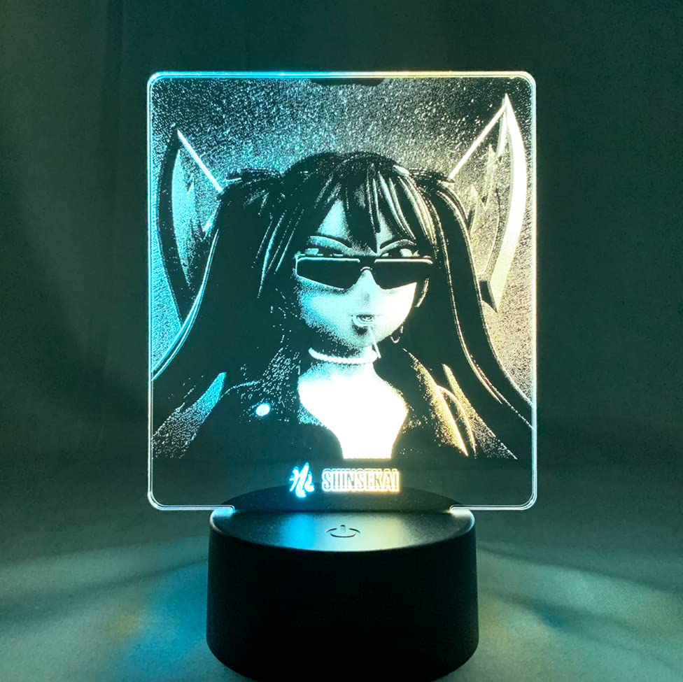 Shinsekai Humans JoyLamp - 16 Colors + Remote Control - 2D Lamp - Home Decoration - LED Bedside Lamp