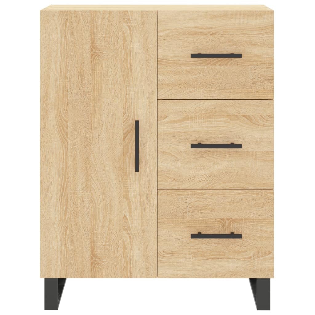 Générique Buffet chêne Sonoma 69,5x34x90 cm Bois d'ingénierie,Meubles,Armoires & Meubles de Rangement,Buffets & bahuts,827943