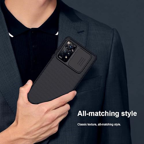 Miniatura 8 de Funda protectora Nillkin Slim para Xiaomi Redmi Note 11 Pro 5G4G funda protectora con protector de cámara Hard PC TPU Ultra Thin Anti-arañazos para