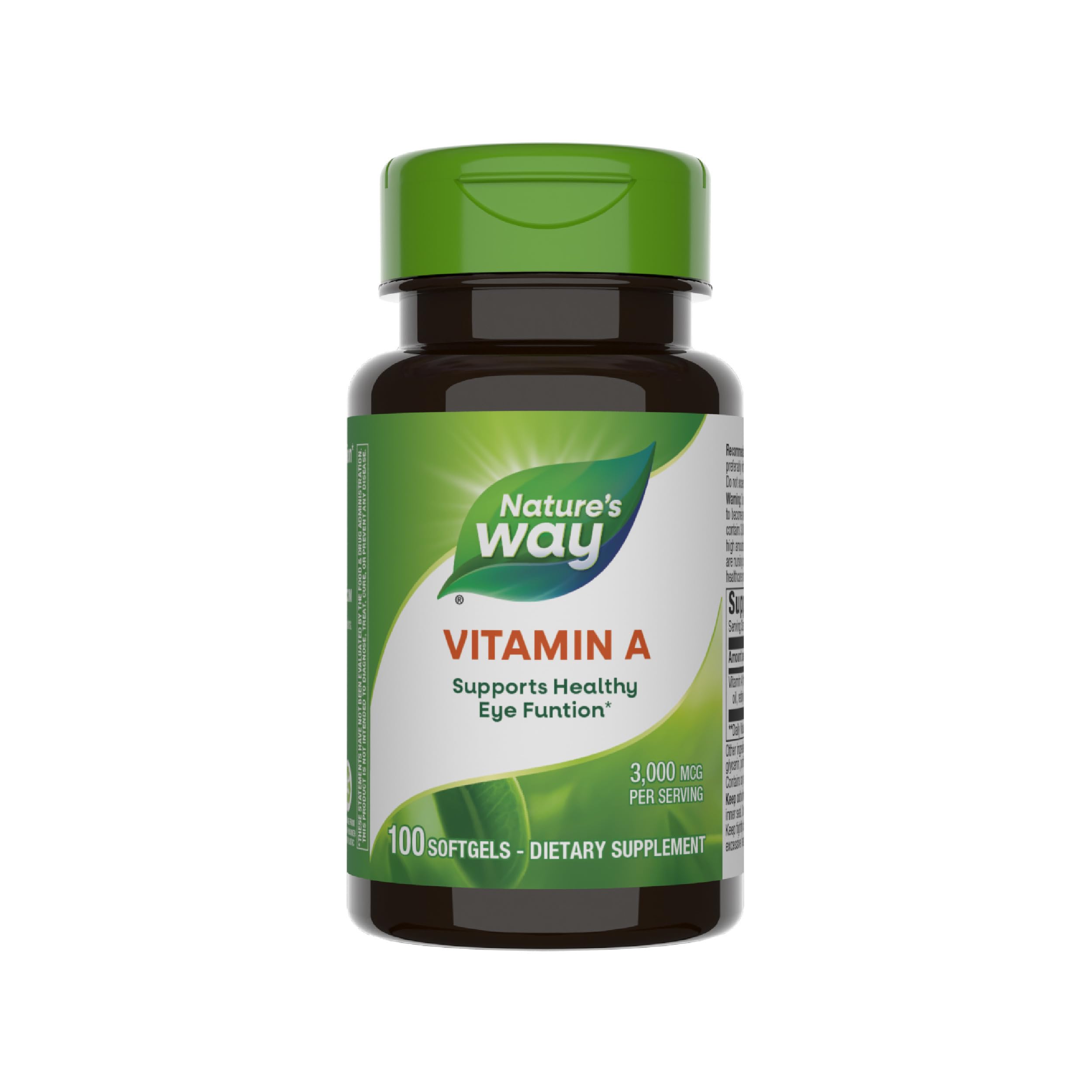 Nature's Way, Vitamin A, 10000 IU, 100 Softgels