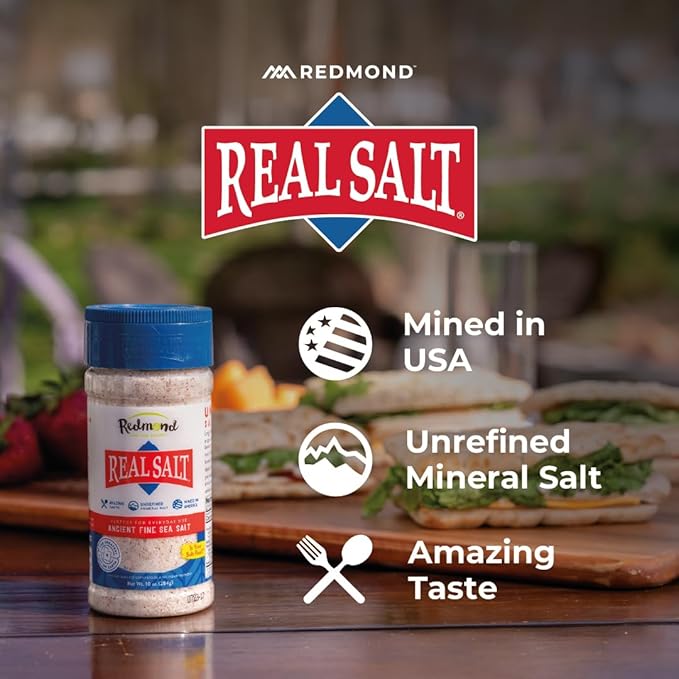 Redmond Sal Marina Fina Sin Refinar Sin Gluten 10 oz (1 Envase) miniatura 3