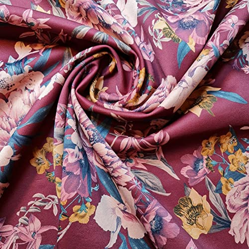 Plain & Printed Scuba Crepe Jersey Stretch Spandex Fabric - Dressmaking Material for Casual & Formal Wear