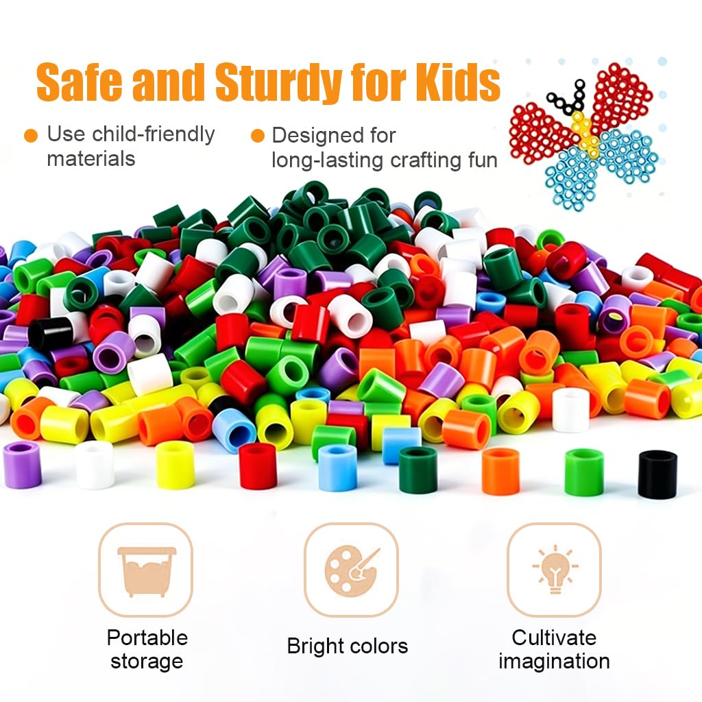 48 Color Fuse Beads Kit - Pixel Art Fun! -5