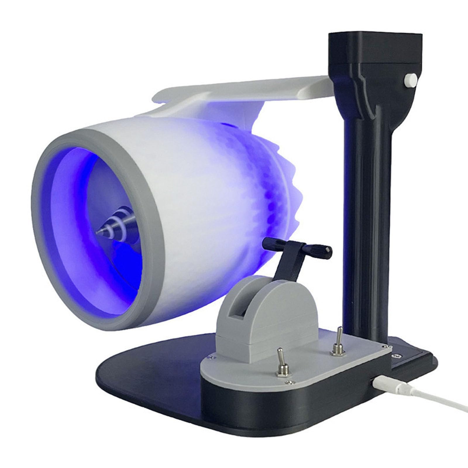 Ventilateur de moteur à réaction pour bureau avec brume 50ml et lumière bleue zen