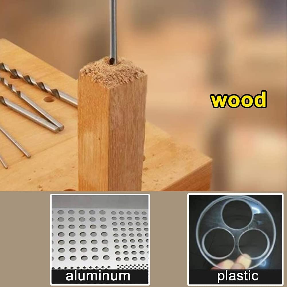 6 mm HSS Extra Long 200mm wiertło kręte z prostym trzonkiem do stali drewna z tworzywa sztucznego ze stopu aluminium