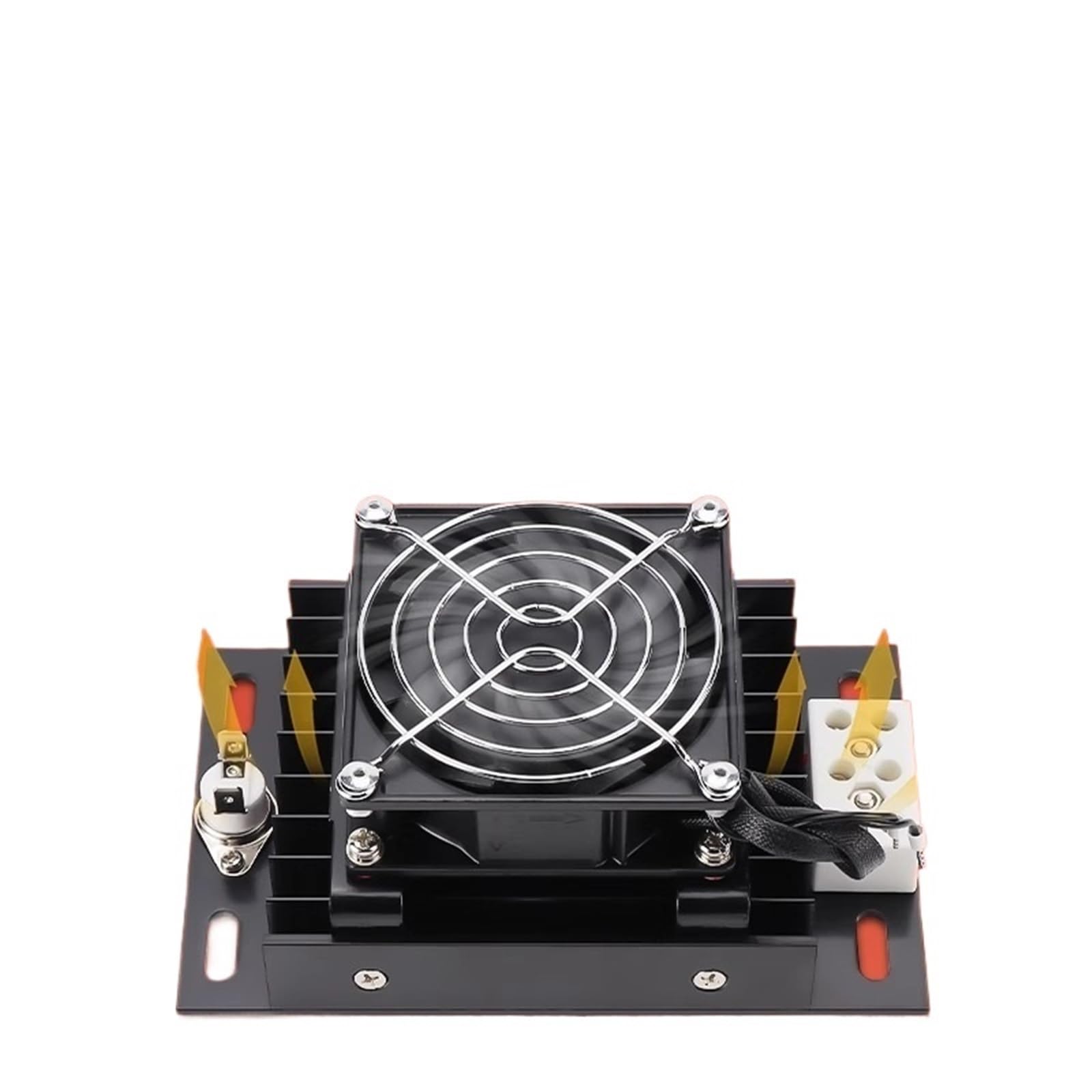 Module de chauffage par ventilateur pour boîtier de distribution et déshumidification