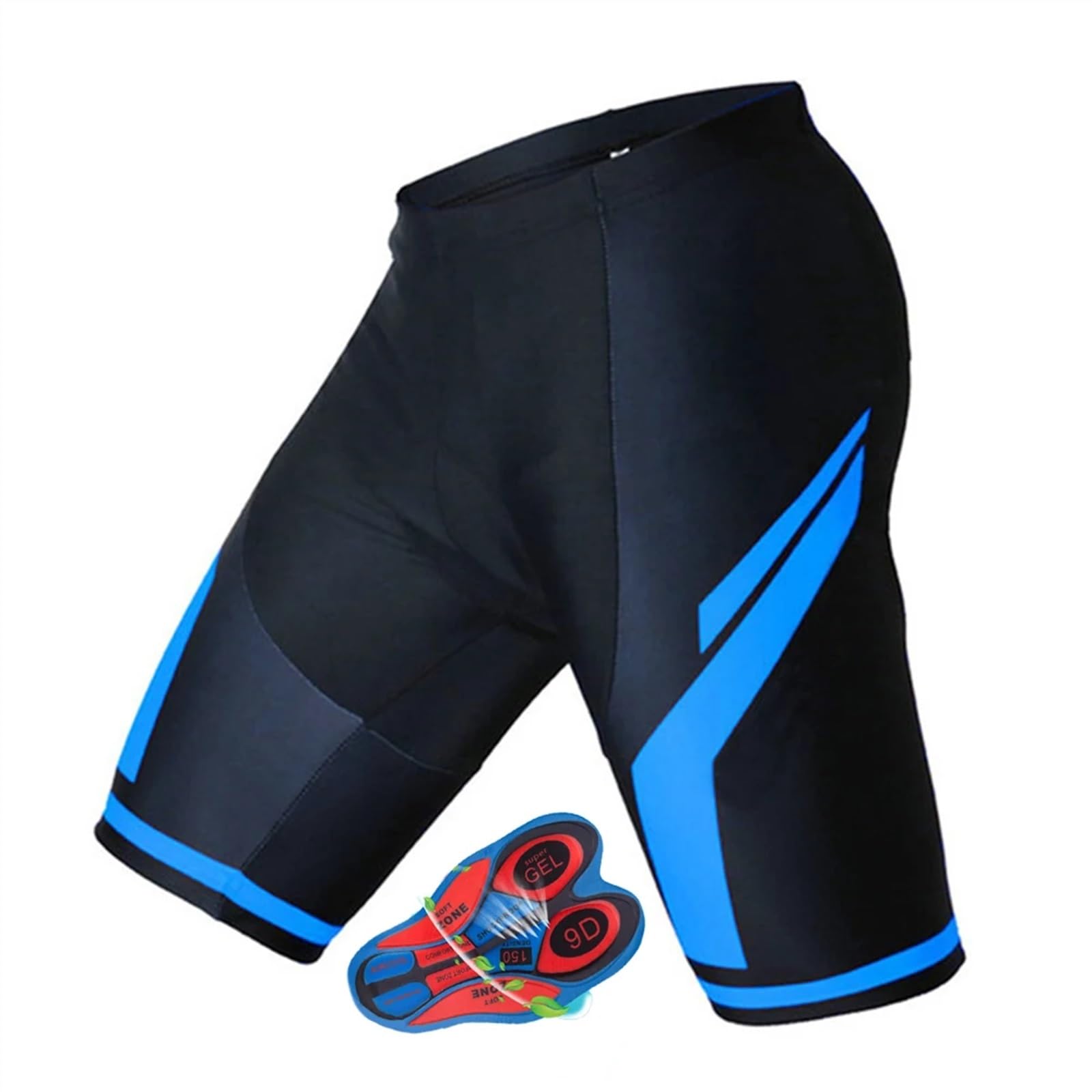 Pantaloni Mtb Enduro,Pantaloni Ciclismo Pantaloncini da ciclismo da uomo Pantaloncini imbottiti da ciclismo estivi 9D Pantaloncini corti da bicicletta Pantaloncini traspiranti da mountain bike