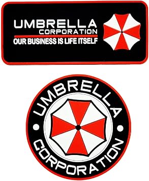 Umbrella Company Our Business Patch [2PC Bundle- PVC Rubber -Hook Fastener -C1,C2]