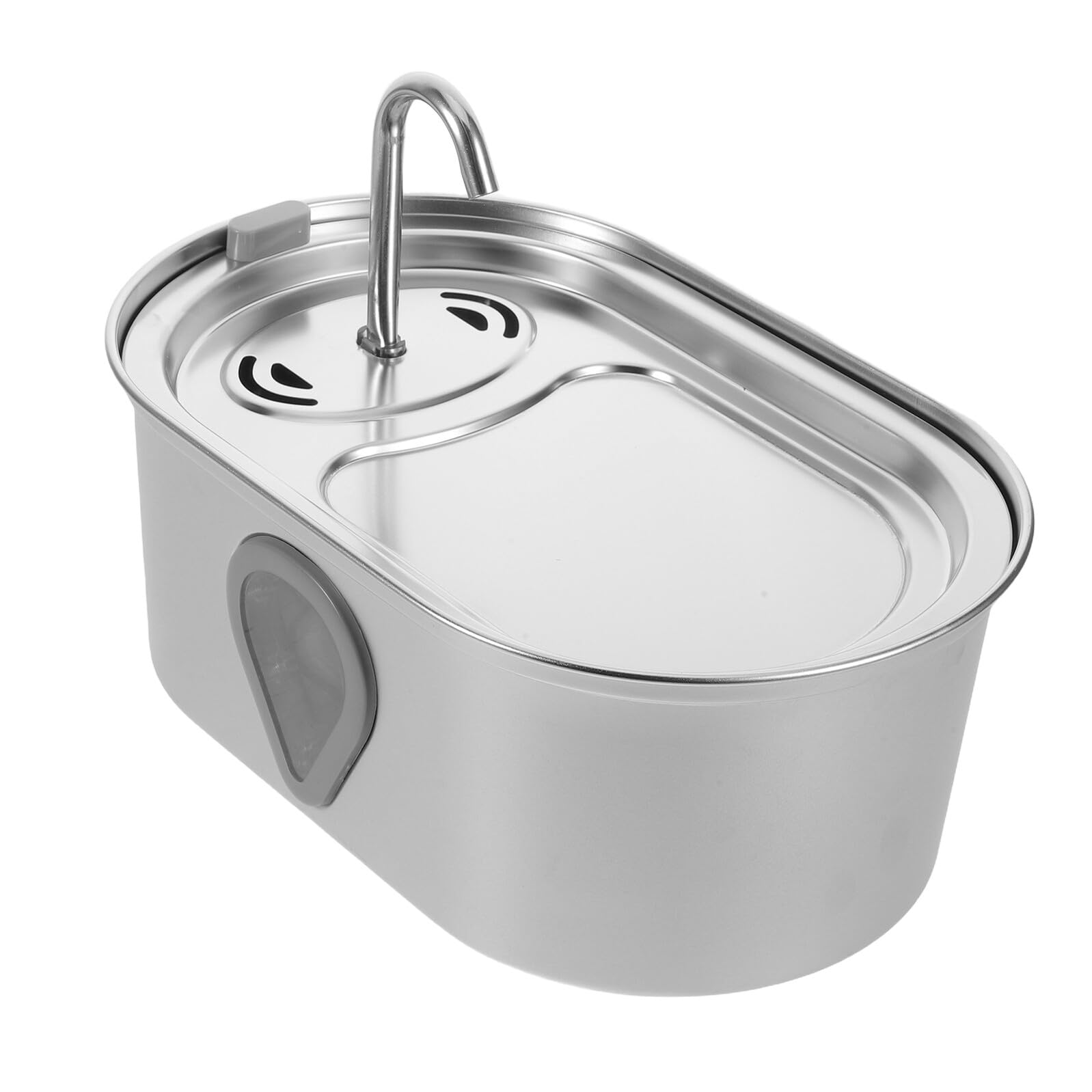 TOYANDONA Bebedero Automático para Gatos de Bebedero de Acero Inoxidable para Interiores Dispensador de Agua Recarga Automática por USB Adecuado para Perros y Gatos Pequeños