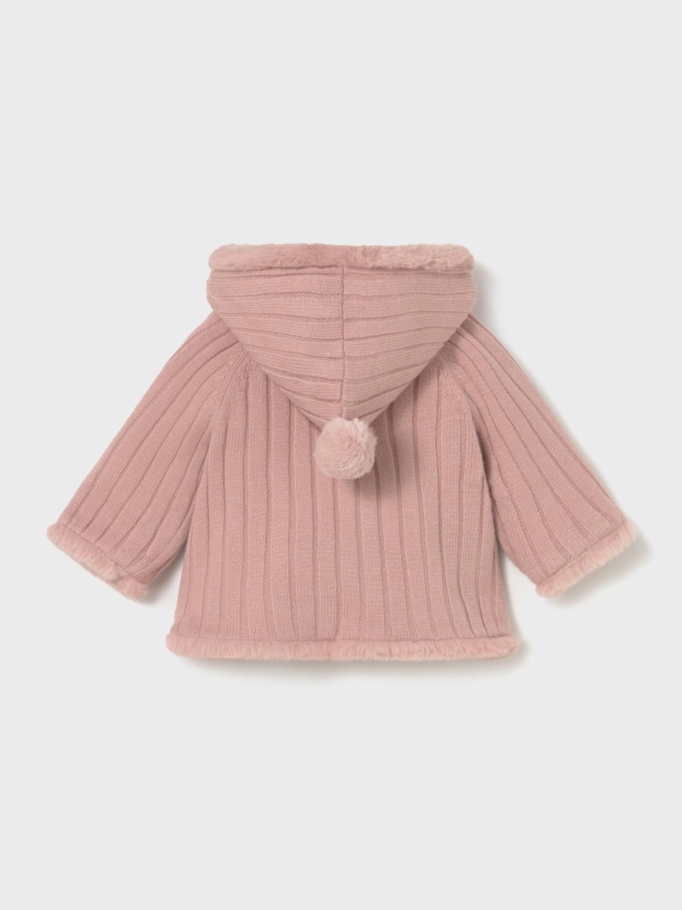 Mayoral Lange Strickjacke Pompon für Baby - Mädchen Mellow