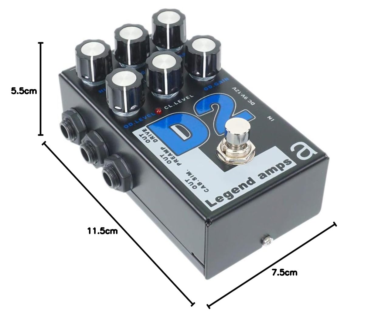 AMT D2-2 Canali JFET Preamplificatore/Distorsione per Chitarra con Cab Sim