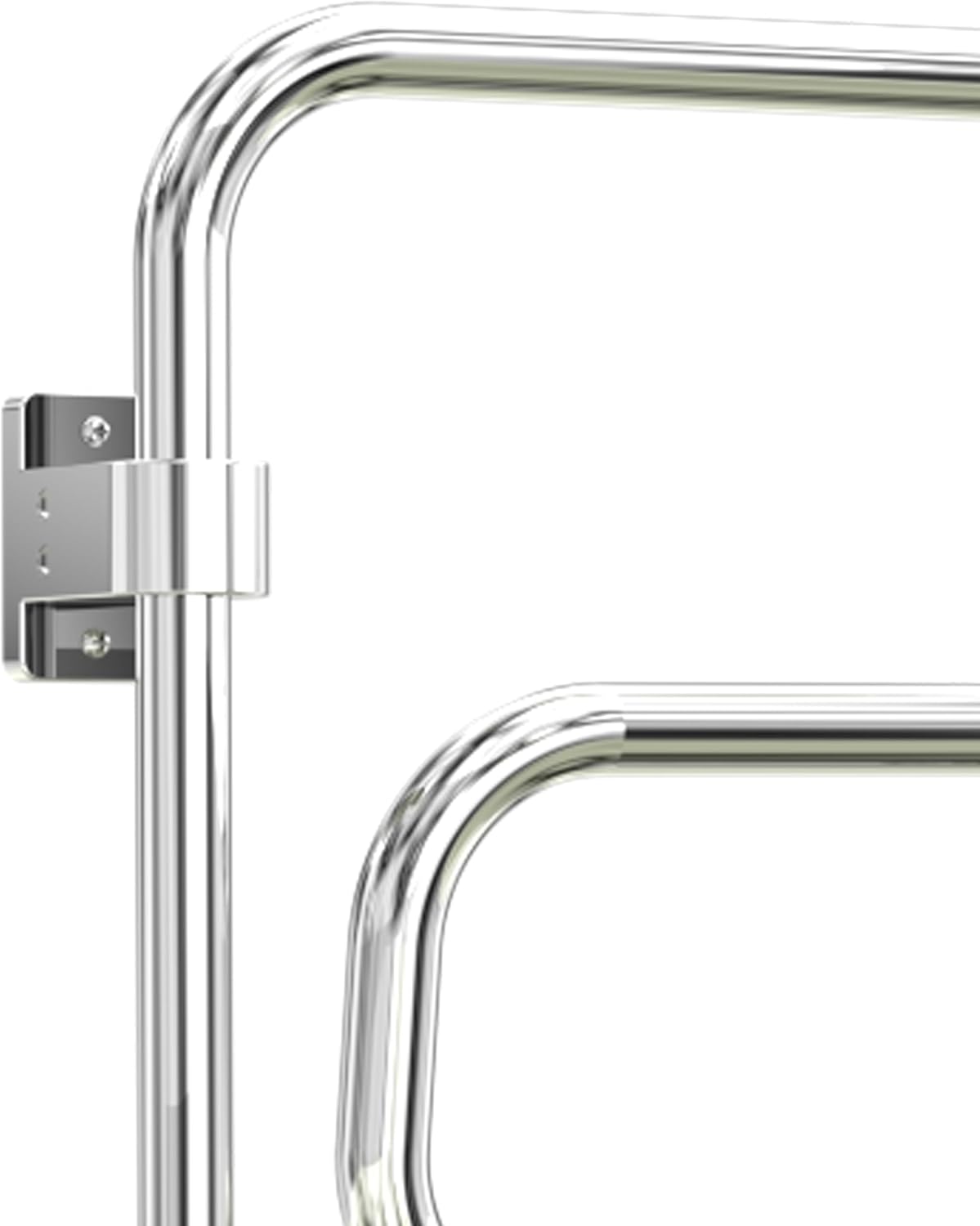 Polished Chrome Wall Mounted 4-Bar Towel Warmer